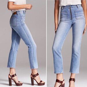 🛍 Aritzia Denim Forum The Just Peachy Straight Jean